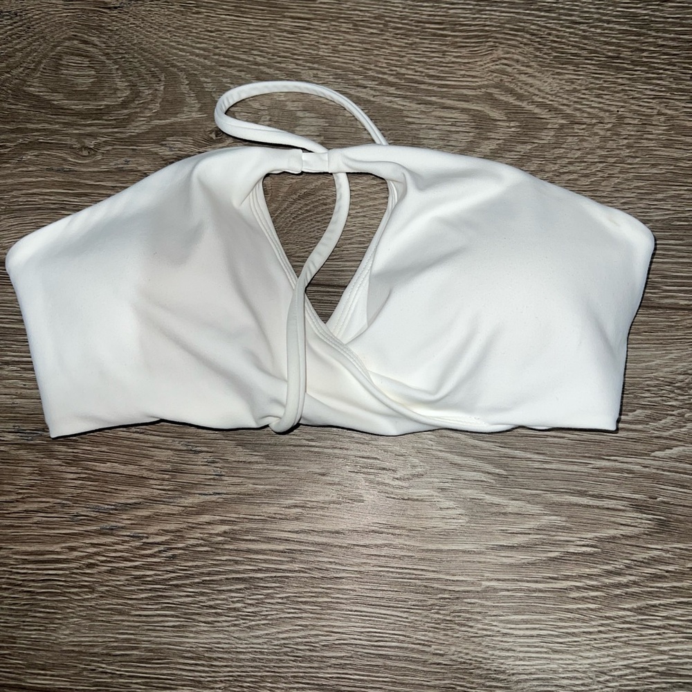 Elegant White Halter Top